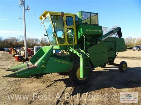 John Deere 55 Combine With Joh - Elsenpeter Auctions & Real Estate, Inc ...