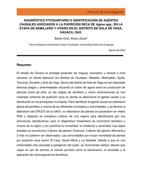 Pdf Artículo De Investigación