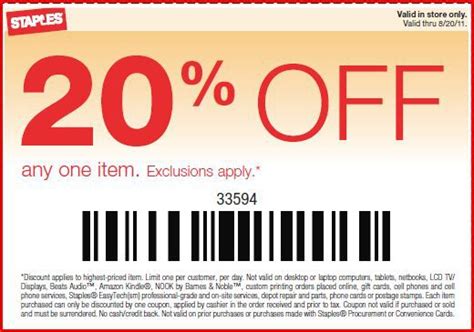 Free Printable Coupons For Staples 2018 Download Free Printable