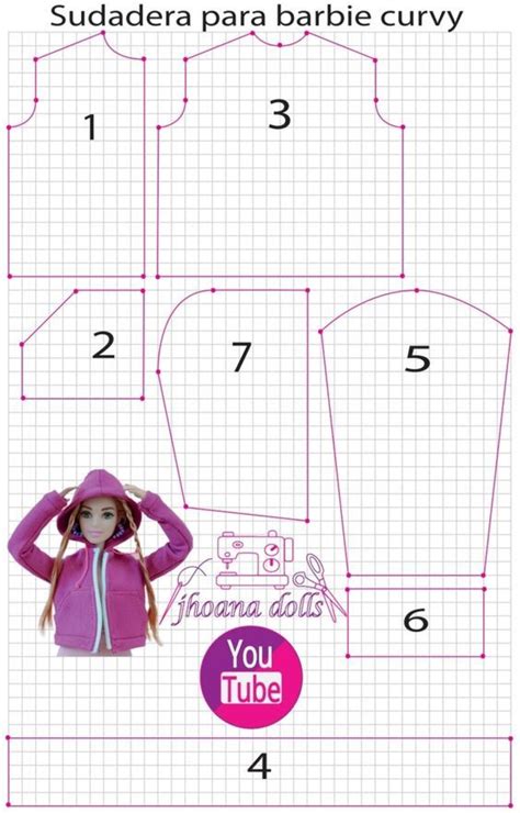 Sudadera Para Barbie Curvy Patrones En La Descripci N Patrones De