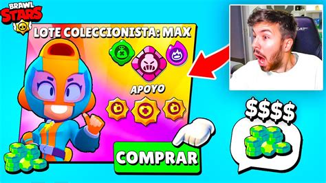 Gasto Muchas Gemas Para Maxear A Max Brawl Stars Youtube