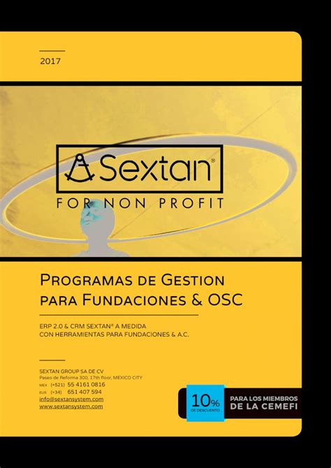 PDF FOR NON PROFIT Sextansextansystem SEXTAN FOR NON PROFIT