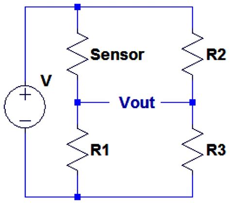 A Wheatstone Bridge Circuit For Excitation Of Piezoresistive Pressure Download Scientific