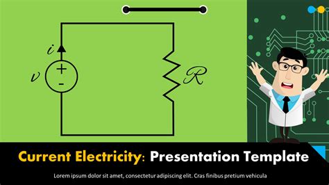 Free Current Electricity Presentation Template Myfreeslides