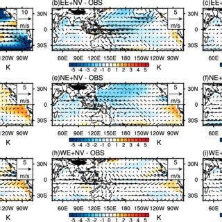 A The Climatology Of Winter Mean SST Shading And 850 HPa Winds