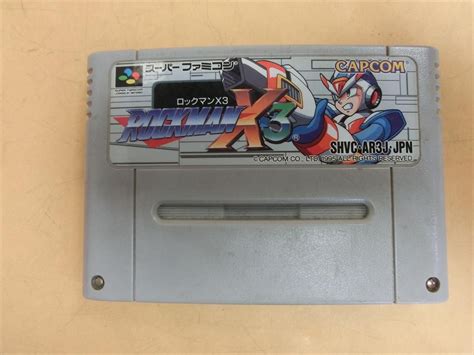 【傷や汚れあり】【hw5 10】【送料無料】ロックマンx3 Rockman X3スーパーファミコン ゲームソフトカセット Sfc カプコン