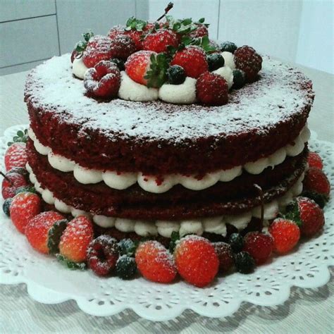 Descubra Ideias De Naked Cake E Ideias De Bolos Bolo Bolos E Doces Bolos Decorados E Muito