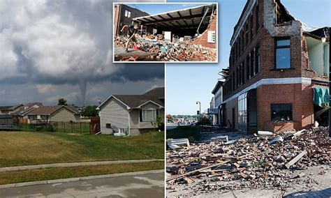 Dramatic Video Shows Powerful Tornadoes Destroying Rooftops Of Homes As