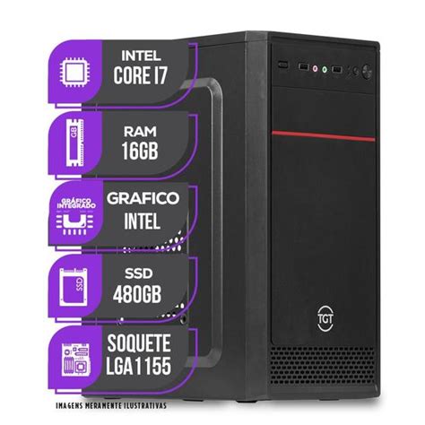 Pc Computador Cpu Mancer Intel Core I Gb De Mem Ria Ram Ssd Gb