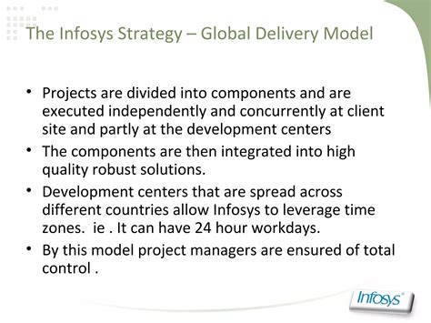 Infosys Case Study Organizational Structure Infosys Ppt