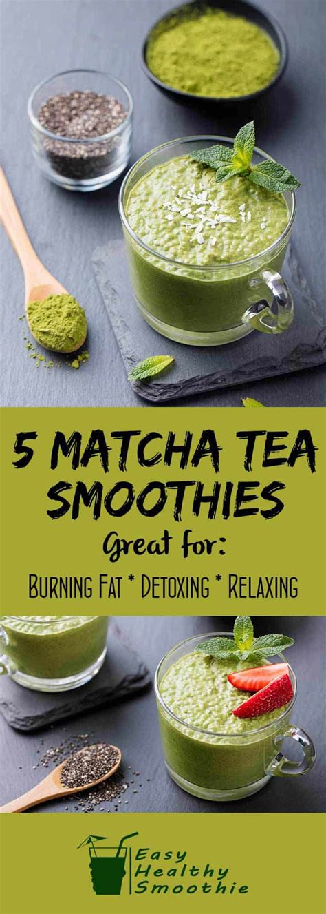 5 Matcha Tea Smoothies To Lose Weight And Boost Your Health