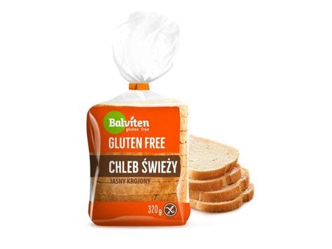 Świeży chleb jasny krojony 320g Produkt bezglutenowy Balviten Gluten