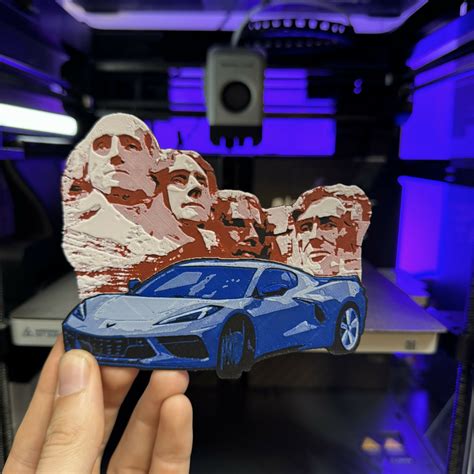 Файл 3MF Корвет Свободы 🚗・Модель для загрузки и 3D-печати・Cults