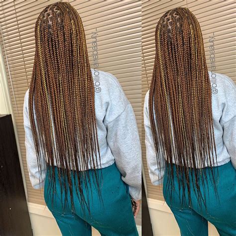 Houston Braider On Instagram “🧡c O L O U R S 💛 Knotless Using 27 30