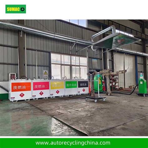 China Elv Recycler Waste Petrol Oil Drain System Manufacturers