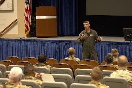 Lt Col Matthew Tipton Briefs Air Force Junior ROTC Instructors