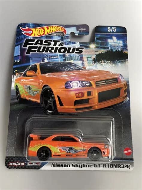 Hot Wheels Fast Furious Nissan Skyline Gt R Bnr New Picclick Uk