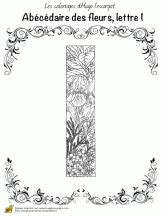 Coloriage Ab C Daire Floral Sur Hugolescargot Coloriage