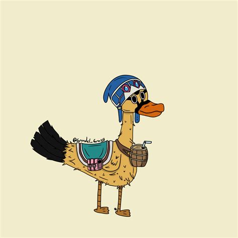 Ducktember 13th: Miss Wednesduck and Karoo (already a duck) : r/OnePiece