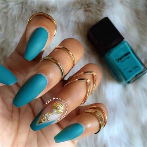 30 Impressive Teal Nail Art Designs for 2024 – SheIdeas