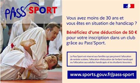 Le Pass Sport De 50 € Repart Pour La Saison 2024 2025