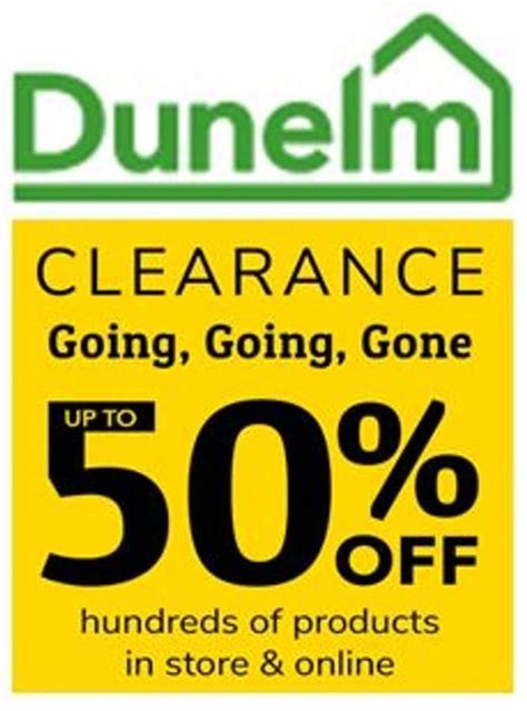 Dunelm CLEARANCE SALE with 50% Discount at Dunelm