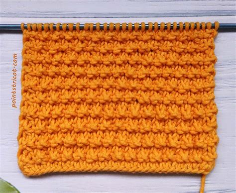 Les points de Tricot Tuto Point d étoile au Tricot