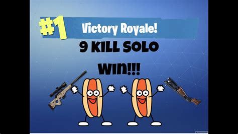 9 Kill Solo Win Fortnite Battle Royale YouTube