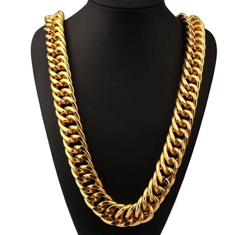 Fashion Hip Hop Chains For Men Cuban Link Chains Gift DJ Style Jewlery