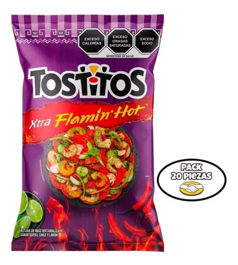 Tostitos Morados Xtra Flamin Hot Sabritas Pack Pz Mayoreo Mebuscar México