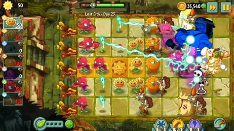 Plants Vs Zombies 2 Adventure Lost City Day 23 L A Gamer Tv Youtube