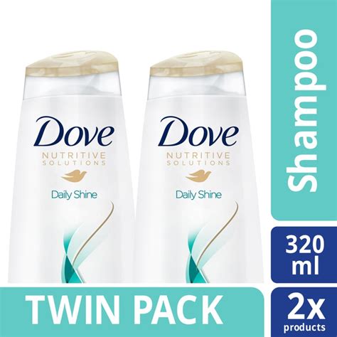 Dove Shampoo Nutritive Solutions Daily Shine Ml Twin Pack Shopee