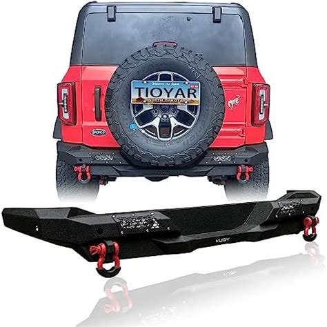 Amazon Tioyar Bronco Front Bumper Rock Crawler Off Road Compatible