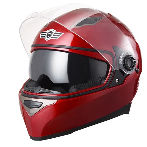 AHR RUN-F1 DOT Motorcycle Full Face Helmet Dual Visors Sun Shield ...