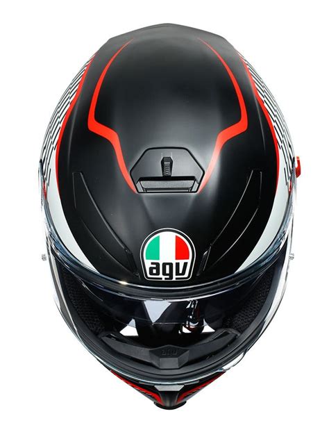 Agv Kask Integralny K S Mplk Thunder Matt Black White Red Sklep