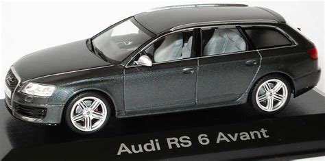 Audi RS6 Avant C6 Daytonagrau Met Werbemodell Minichamps 5010710233