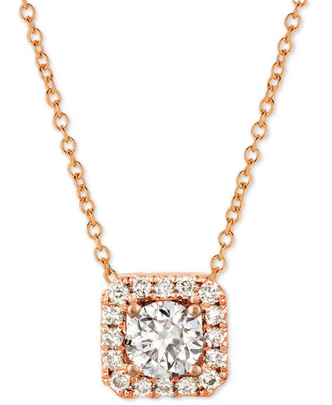 Le Vian Nude Diamond Halo 20 Diamond Diamond Pendant Necklace Halo Diamond