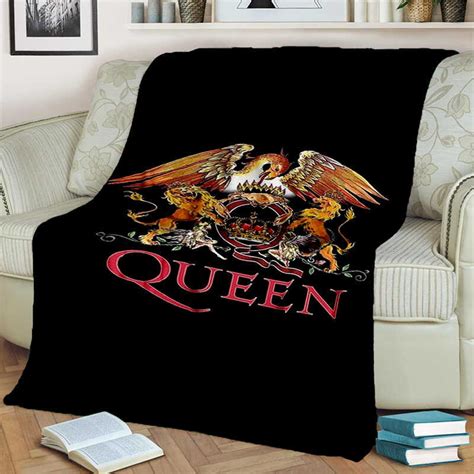 3d Freddie Mercury Queen Rock Band Blanketsoft Throw For Home Bedroom