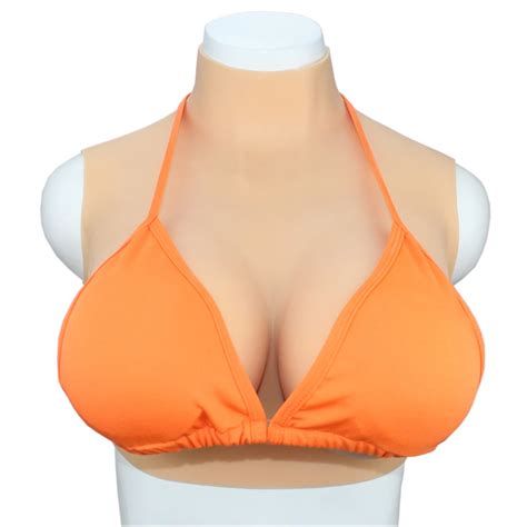 Raopin Realistic Fake Boobs Bodysuit Silicone Breast Forms Plate Tits