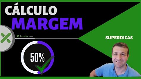 C Lculo Da Margem No Excel Youtube