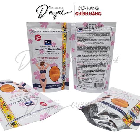Muối Tắm Tẩy Tế Bào Chết Làm Sáng Da Vùng Nách Và Bikini YOKO WHITENING SPA SALT 220g Thái Lan