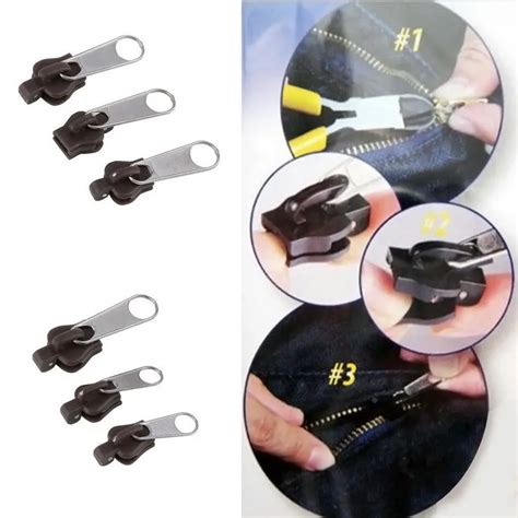 Pcs Fix A Zipper Zip Slider Rescue Instant Repair Kit Replacement