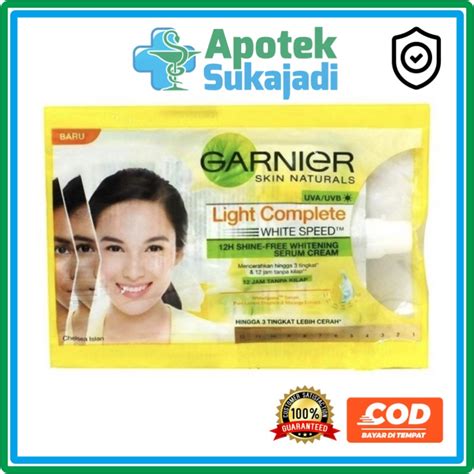 Jual Garnier Light Complete White Speed Sachet Ml Mencerahkan Wajah