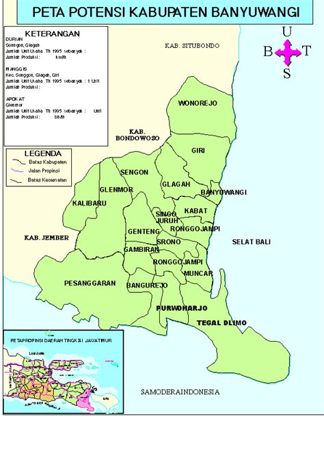 POTENTIAL MAP OF BANYUWANGI REGENCY