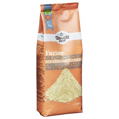 Farine De Pois Chiches Bio Bauckhof Farine Sans Gluten