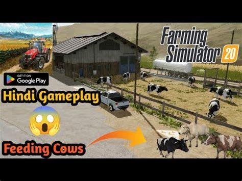 How To Feed Cow Farming Simulator Feeding Cows Fs Hindi Gameplay