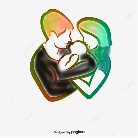 Maternity Clipart Transparent PNG Hd, Maternal Logo, Family Line, Baby ...