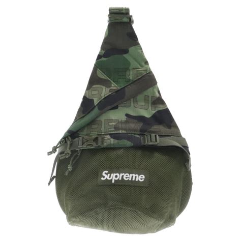 SUPREME シュプリーム 21AW Sling Bag Camo カモフラ スリングバッグ ショルダーバッグ カーキ