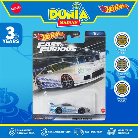 Hot Wheels Fast And Furious Premium 2023 Toyota Supra Tampo R34 Fnf New Original Toy