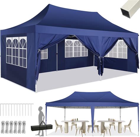 Amazon De COBIZI COBIZI Pavillon 3x6 Faltpavillon 3x6 Wasserdicht